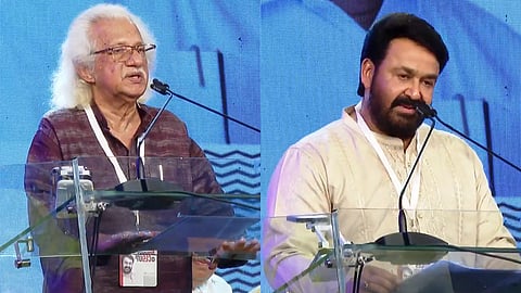 'ലാല് സലാം' വേദിയില് അടൂർ ഗോപാലകൃഷ്ണന്, മോഹന്ലാല്