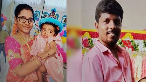 ഒന്നര വയസുള്ള കുഞ്ഞുമായി ദമ്പതികൾ ട്രെയിനിനു മുന്നില് ചാടി മരിച്ചു; ഹൃദയാഘാതത്തെ തുടര്ന്നും മുത്തശ്ശിയും മരിച്ചു