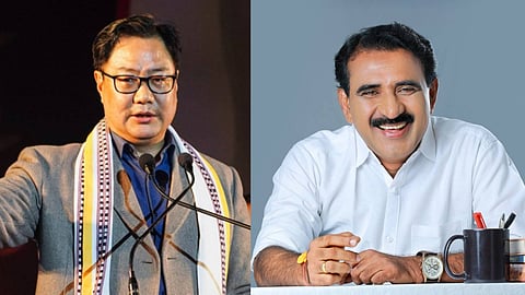 kiran rijiju protects B Gopalakrishnan