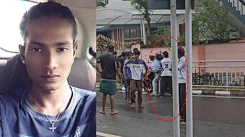 കൊല്ലപ്പെട്ട അലൻ, ആശുപത്രിയിലെത്തിക്കുന്ന ദൃശ്യങ്ങൾ