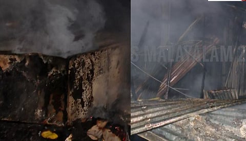 കൊല്ലത്ത് ഗ്യാസ് സിലിണ്ടര് പൊട്ടിത്തെറിച്ച് അപകടം; നാല് വീടുകള് കത്തി നശിച്ചു