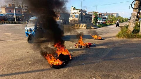 ബാര ജില്ലയിലെ പ്രതിഷേധം