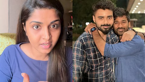 മന്യ ആനന്ദ്, ധനുഷും മാനേജർ ശ്രേയസും