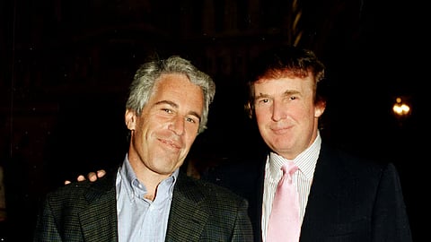 Donald Trump and Jeffrey Epstein
