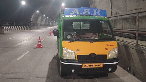 അപകടം നടന്ന പിക്കപ്പ് വാൻ