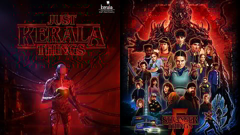 'സ്ട്രേഞ്ചർ തിങ്സ്' റെഫറൻസ് പോസ്റ്ററുമായി കേരള ടൂറിസം