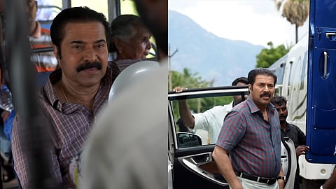 'കളങ്കാവൽ' ചിത്രീകരണത്തിനിടെ മമ്മൂട്ടി