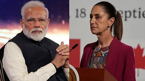 Narendra Modi and Mexico president