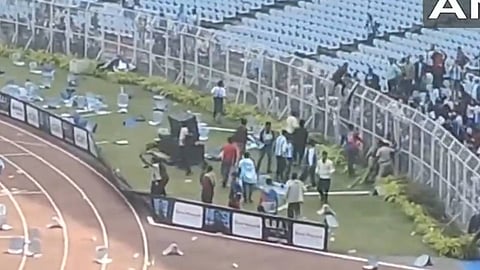 കൊൽക്കത്തയിലെ സ്റ്റേഡിയത്തിലുണ്ടായ സംഘർഷം