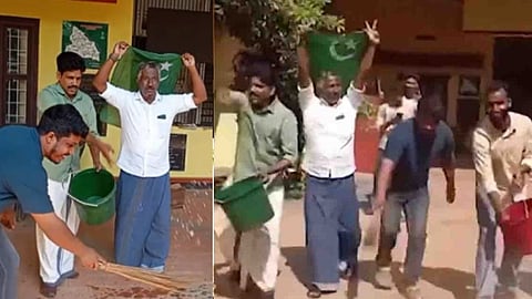 'ജാതി അധിക്ഷേപമല്ല, 'പച്ച' വെള്ളം തളിച്ച് അഴിമതി മുക്തമാക്കിയത്'; ചങ്ങരോത്ത് പഞ്ചായത്ത് ഓഫീസില് ചാണക വെള്ളം തളിച്ചതില് മലക്കം മറിഞ്ഞ് ലീഗ്