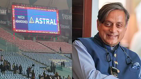 Shashi Tharoor on lucknow fog