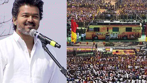 'ഡിഎംകെ ദുഷിച്ചത്, ടിവികെ വിശുദ്ധം'; ഈറോഡില് ആഞ്ഞടിച്ച് വിജയ്