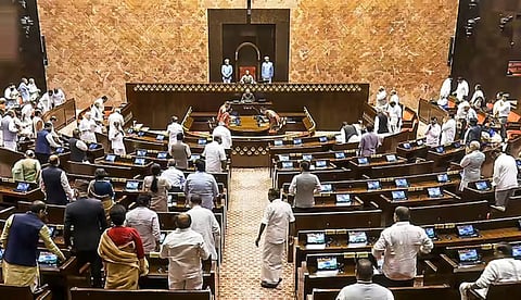 സ്റ്റാന്ഡിംഗ് കമ്മിറ്റിക്ക് വിട്ടില്ല; പ്രതിപക്ഷ പ്രതിഷേധങ്ങള്ക്കിടെ വിബി-ജി റാം ജി ബില് രാജ്യസഭയിലും പാസാക്കി