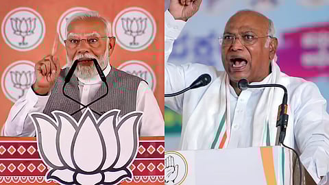 PM Modi vs M Kharge