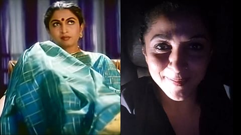 ആരാധകർക്ക് ഒപ്പം 'പടയപ്പ' കാണുന്ന രമ്യ കൃഷ്ണൻ