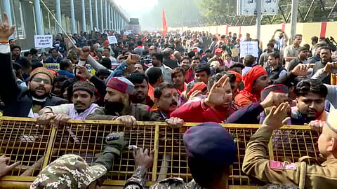 Protests At Bangladesh High Commission In Delhi Over Hindu Man's Lynching