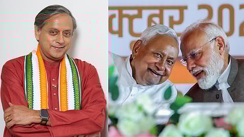 Shashi Tharoor Praise Bihar NDA Govt developments