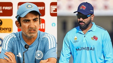 Rohit Sharma, Gautam Gambhir and Virat Kohli