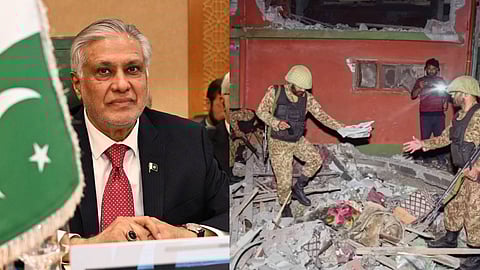 Pakistan's Deputy Prime Minister Ishaq Dar