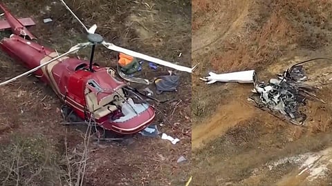 Two helicopters crashed midair in New Jersey