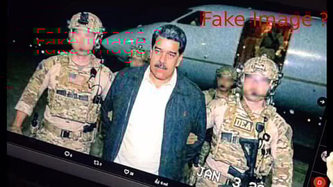 this Nicolás Maduro image is fake