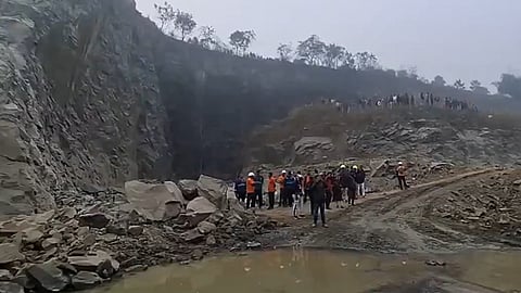 Several feared dead after rock collapses at stone quarry in Odisha’s Dhenkanal
