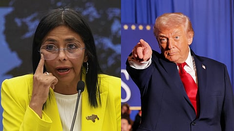 US President Donald Trump has warned Venezuelan interim President Delcy Rodriguez