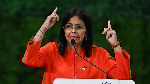 Venezuelan interim President Delcy Rodriguez