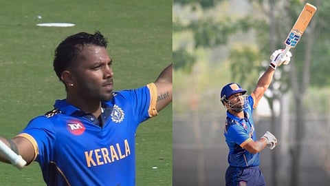 Kerala vs Puducherry Vijay Hazare Trophy match, Vishnu Vinod
