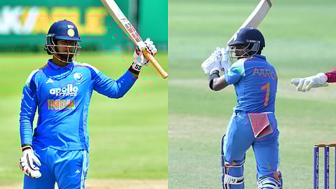 വൈഭവ് സൂര്യവൻഷി, ആരോൺ ജോർജ്