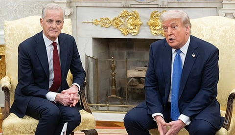 "നൊബേല് തീരുമാനിക്കുന്നതില് സര്ക്കാരിന് പങ്കില്ല, ഒന്നുകൂടി സന്തോഷത്തോടെ ആവര്ത്തിക്കുന്നു"; ട്രംപിന് മറുപടി നല്കി ജൊനാസ്