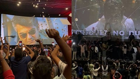 പടക്കം പൊട്ടിച്ച് സ്ക്രീന് തകര്ത്ത് ആരാധകര്; മങ്കാത്ത റീ റിലീസിനിടയില് അനിഷ്ട സംഭവങ്ങള്