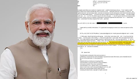 എപ്സ്റ്റീന് ഫയല്സില് മോദിയുടെ പേര്; പരാമര്ശങ്ങള് ഒരു കുറ്റവാളിയുടെ പാഴ്വാക്ക് എന്ന് ഇന്ത്യ