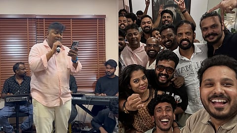 'ഐ ആം ഗെയിം' ലോക്കേഷനിൽ പാടുന്ന മിഷ്കിൻ