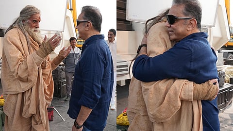 'കൽക്കി 2 സെറ്റിൽ കമൽ ഹാസനും അമിതാഭ് ബച്ചനും