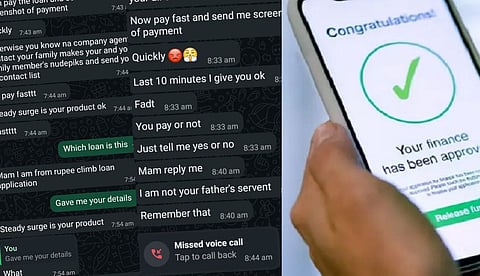 ലോണ് ആപ്പിലൂടെ എടുത്ത പണം 10 മിനുട്ടിനുള്ളില് നല്കിയില്ലെങ്കില് നഗ്നചിത്രങ്ങള് പ്രചരിപ്പിക്കുമെന്ന് ഭീഷണി; പൊലീസില് പരാതി നല്കി യുവതി