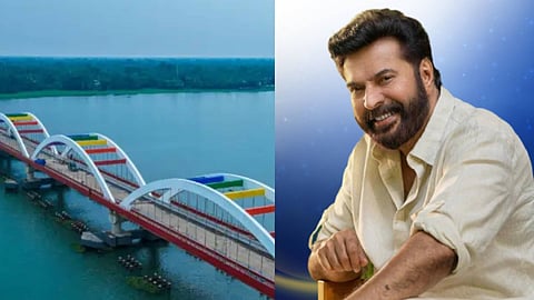 "ഇതാണ് യഥാർഥ വികസനം, അക്കരെയായിരുന്ന അരൂക്കുറ്റിയും വടുതലയും പെരുമ്പളവുമൊക്കെ ഇപ്പോൾ ഒരു നാടായി"; പെരുമ്പളം പാലം ഉദ്ഘാടനത്തിന് ആശംസയുമായി മമ്മൂട്ടി