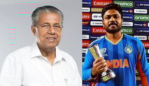 രാജ്യത്തിന്റെ അഭിമാനം, വിസ്മയകരമായ പ്രകടനം; സഞ്ജുവിനെ ഫോണില് വിളിച്ച് അഭിനന്ദനം അറിയിച്ച് മുഖ്യമന്ത്രി