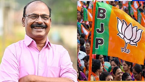 കോണ്ഗ്രസും 'കൈ'യൊഴിഞ്ഞു; സി.സി. മുകുന്ദന് ബിജെപി പാളയത്തില്