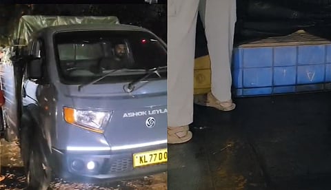 പേരാമ്പ്രയില് അനധികൃതമായി കടത്തിക്കൊണ്ടു വന്ന 2300 ലിറ്റര് ഡീസൽ പിടികൂടി