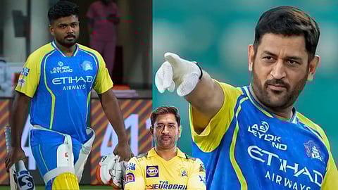 Sanju Samson and MS Dhoni