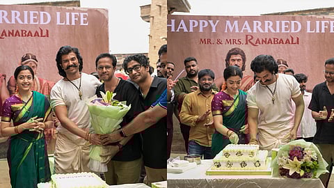 'രണബാലി' സെറ്റിൽ വിജയ് ദേവരകൊണ്ടയ്ക്കും രശ്മികയ്ക്കും ഗംഭീര വരവേൽപ്പ്