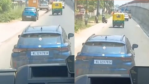 ഫയർഫോഴ്സിൻ്റെ വഴി തടഞ്ഞ കേസ്; വാഹന ഉടമയുടെ ലെസൻസ് സസ്പെൻഡ് ചെയ്തു