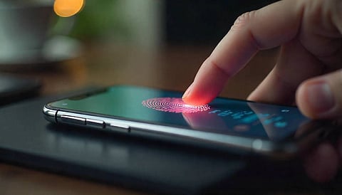 Touch screens work faster when you touch them with your finger; how?