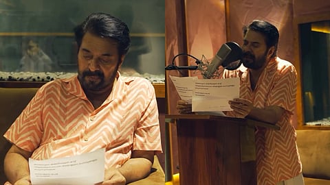 മമ്മൂട്ടി 'പേട്രിയറ്റ്' സോങ് റെക്കോർഡിങ്