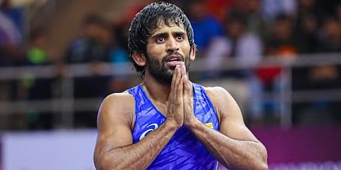 ഗുസ്തി താരം ബജ്രംഗ് പുനിയയ്ക്ക് സസ്പെൻഷൻ