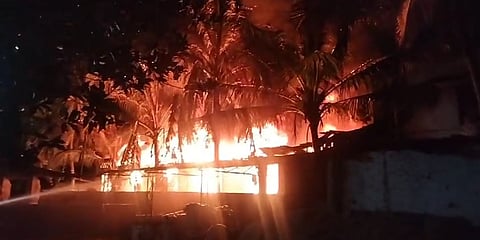 തിരുവനന്തപുരം ഇന്റസ്ട്രിയല് ഏരിയയിലെ തീപിടിത്തം, തീ പൂര്ണമായും അണച്ചു