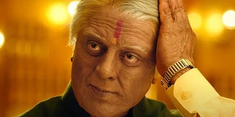 സേനാപതി ഈസ് ബാക്ക്; ആവേശക്കാഴ്ചയായി ഇന്ത്യൻ 2 ട്രെയ്ലർ, എഐയില് പുനരവതരിച്ച് നെടുമുടി