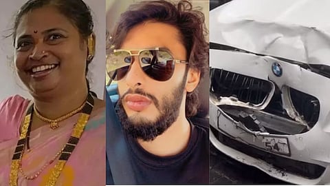 ശിവസേന ഷിൻഡെ വിഭാഗം നേതാവിന്റെ മകനോടിച്ച കാറിടിച്ച് സ്കൂട്ടർ യാത്രികയ്ക്ക് ദാരുണാന്ത്യം