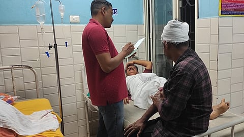 പരുക്കേറ്റ് ജനറൽ ആശുപത്രിയിൽ പ്രവേശിപ്പിച്ചവര്